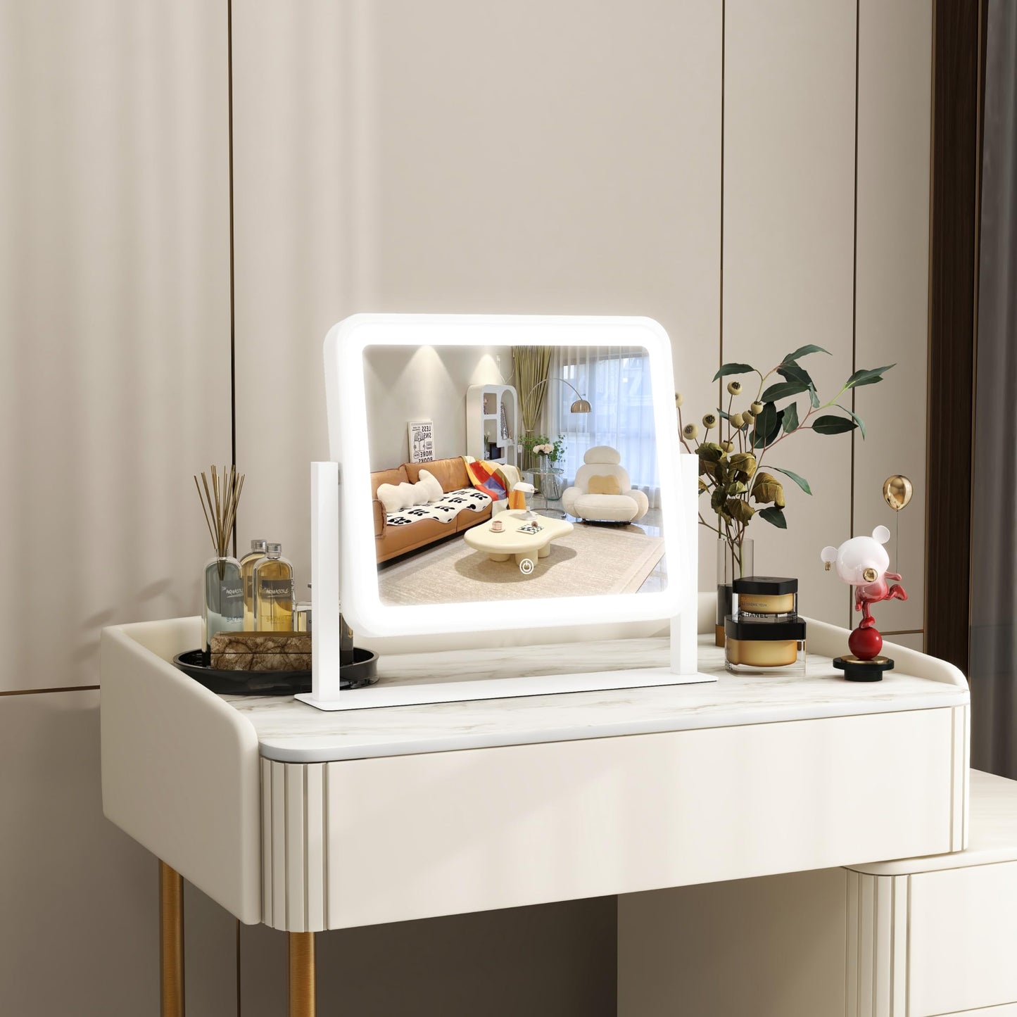 Dimmable Light-up Vanity Mirror