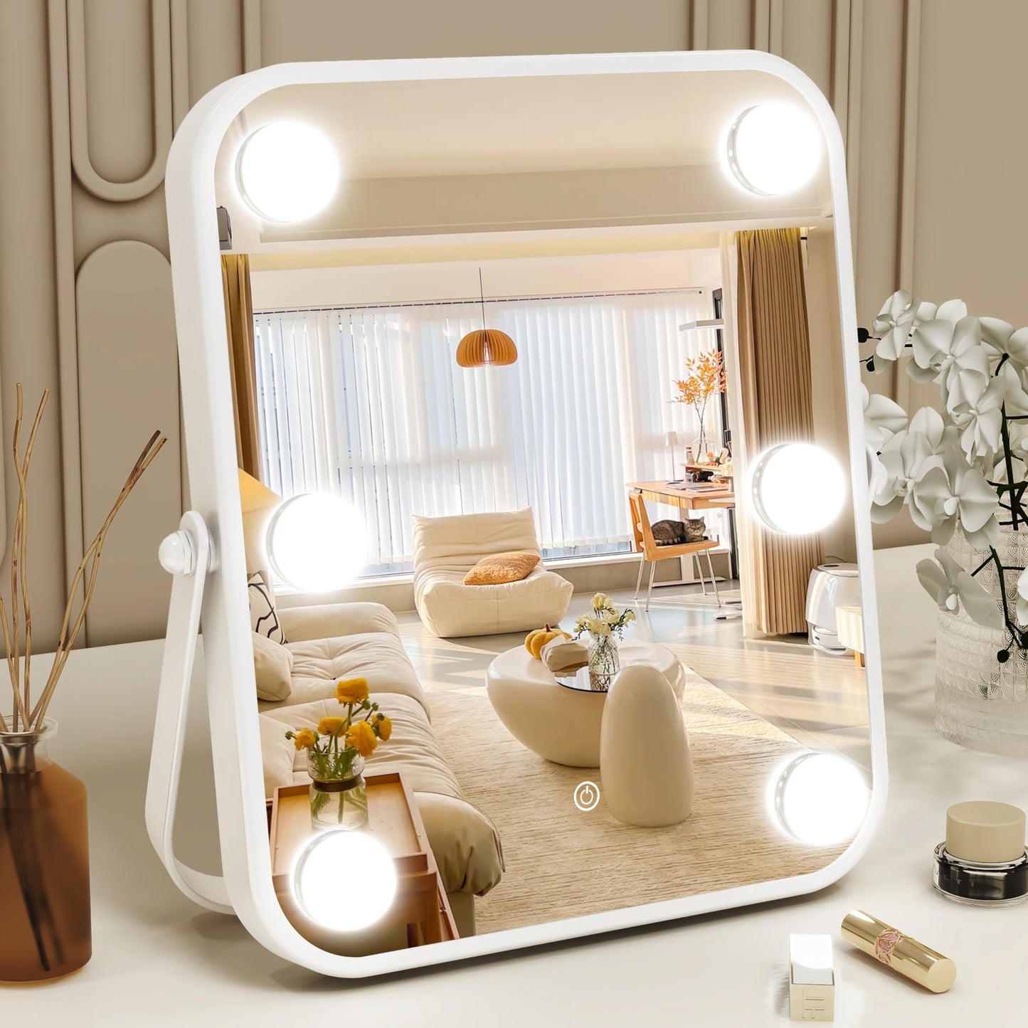 Dimmable Light-up Vanity Mirror