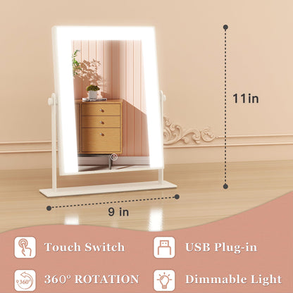 Dimmable Light-up Vanity Mirror