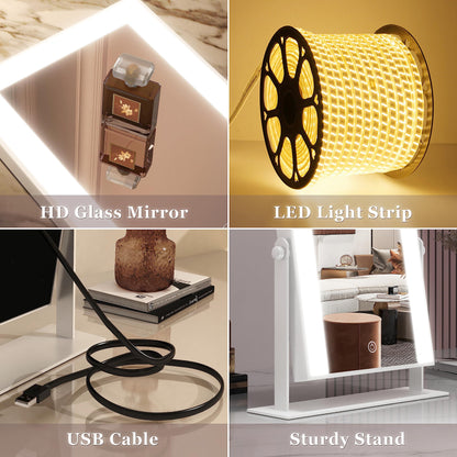 Dimmable Light-up Vanity Mirror